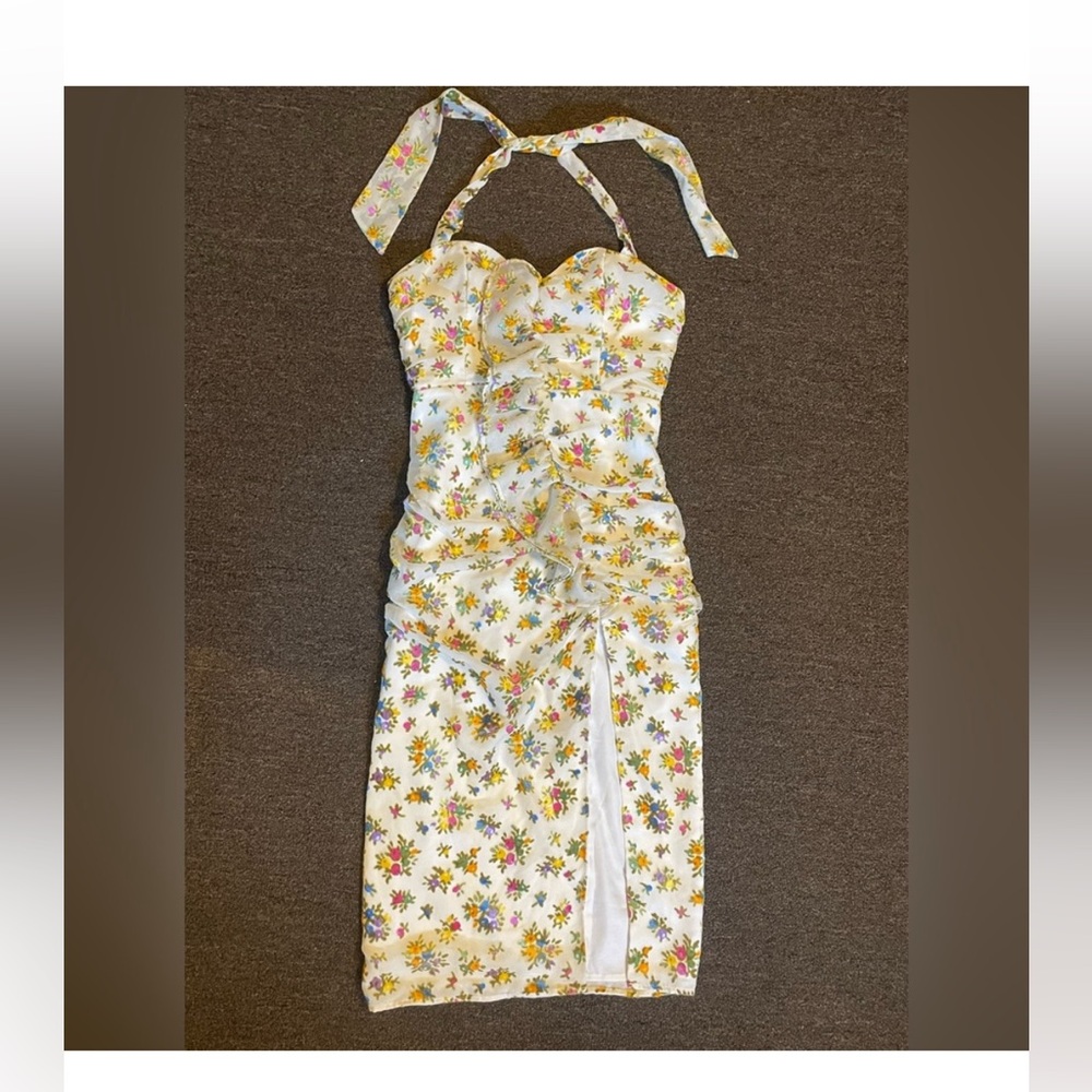 REVOLVE BY NBD floral dress terry cloth flowers SZ M